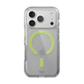 EvoCrystal Glow MagSafe - Apple iPhone 18 Pro/17 Pro Case - Clear/Neon (Glow-in-the-Dark)