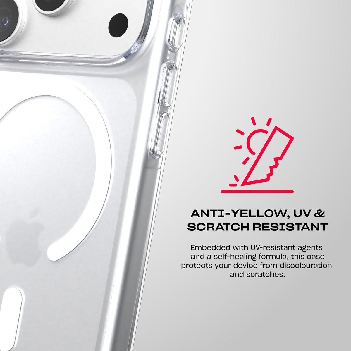 EvoLite Clear MagSafe - Apple iPhone 18 Pro/17 Pro Case - Clear