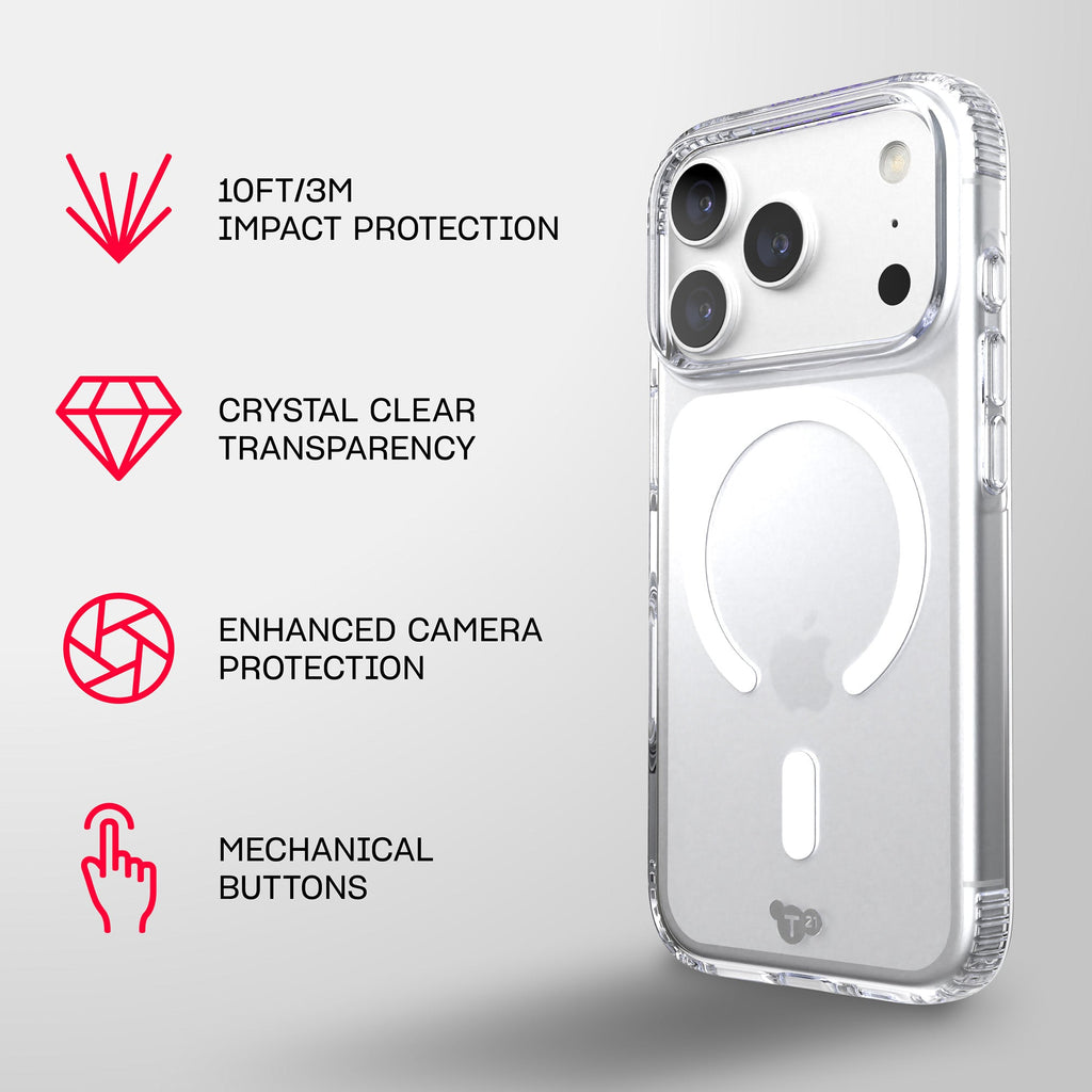 EvoLite Clear MagSafe - Apple iPhone 18 Pro/17 Pro Case - Clear