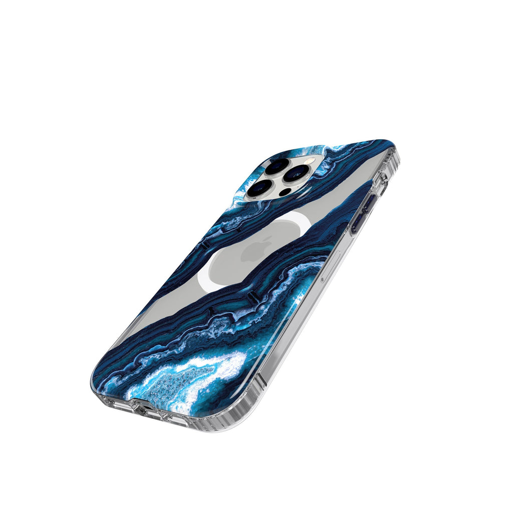 EvoArt - Apple IPhone 14 Pro Max Case MagSafe Compatible - Clear/Midnight Quartz