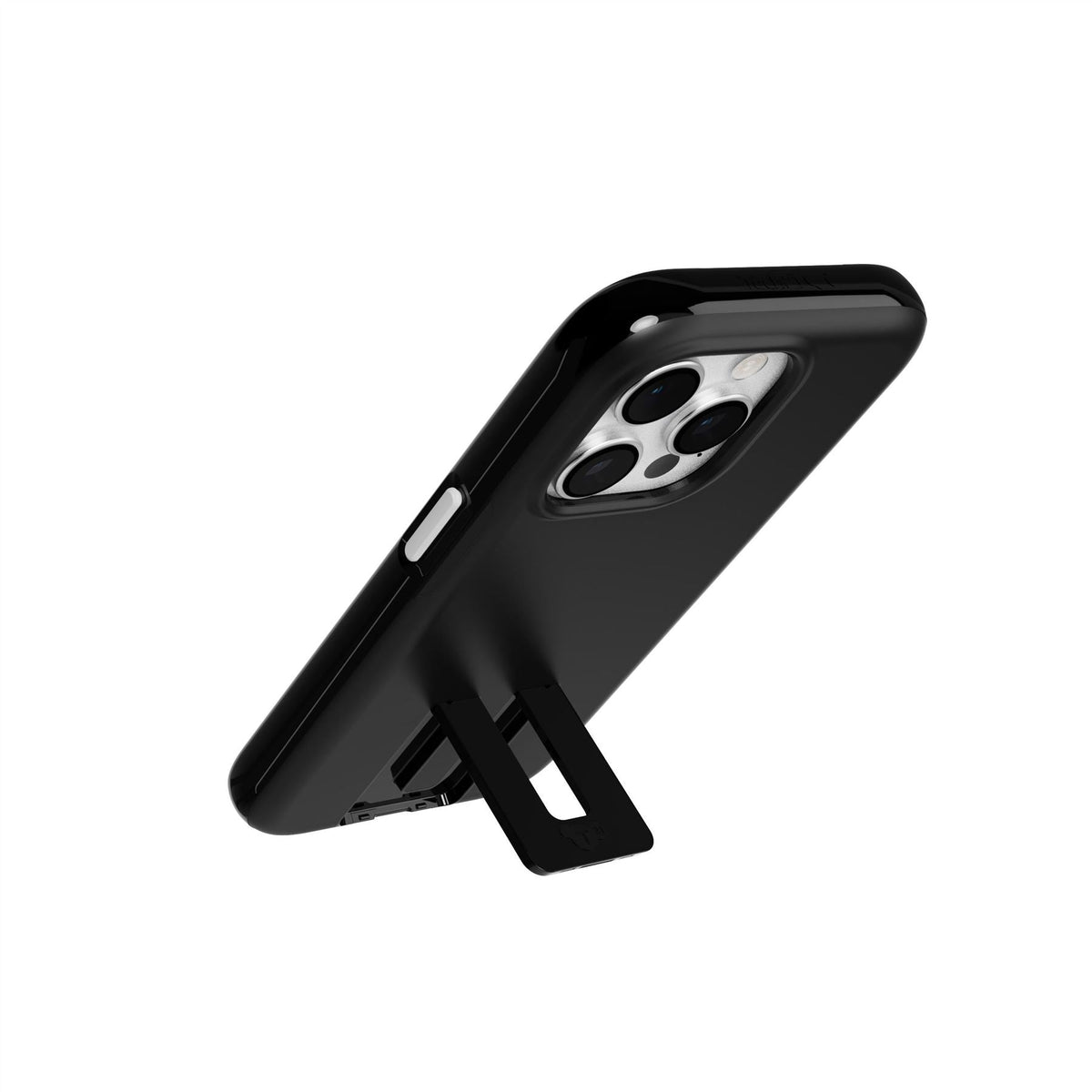 EvoCrystal Kick - Apple iPhone 15 Pro Case MagSafe Compatible - Obsidian Black