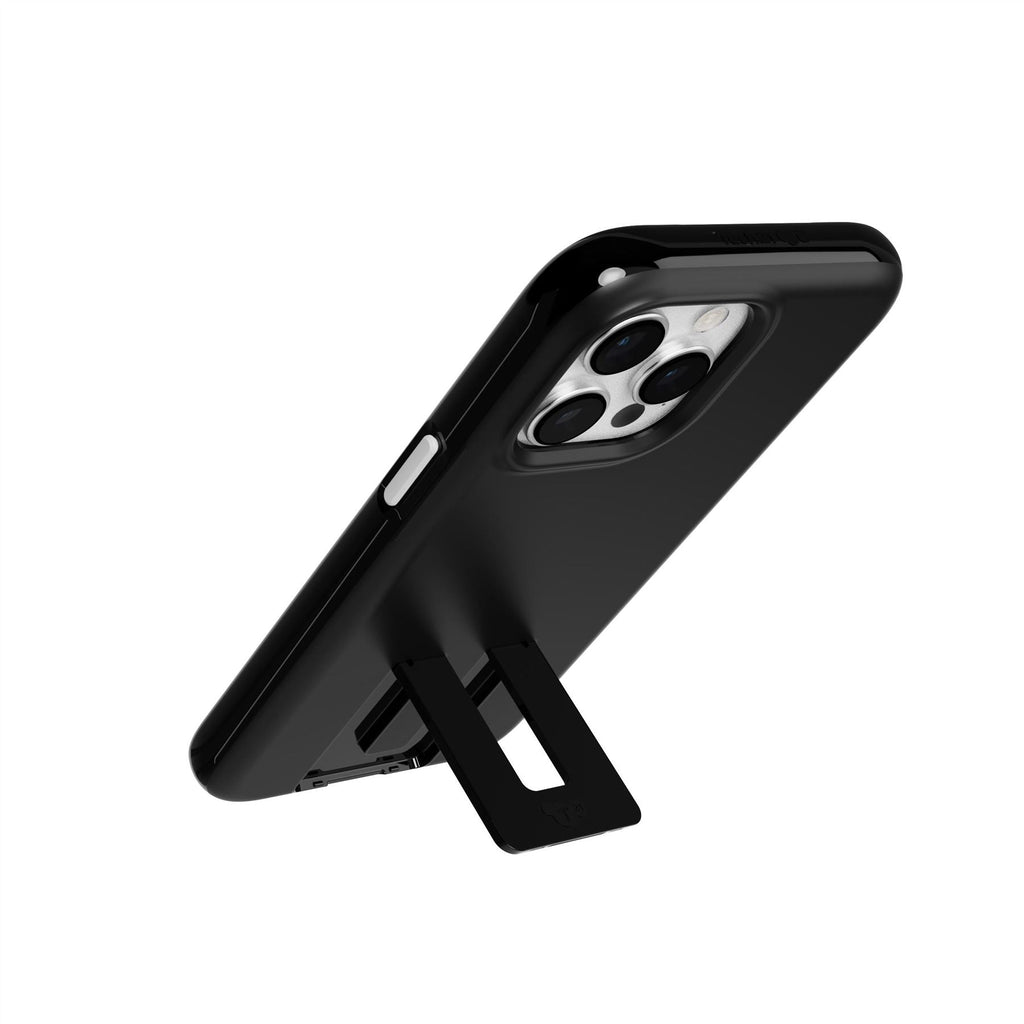 EvoCrystal Kick - Apple iPhone 15 Pro Max Case MagSafe Compatible - Obsidian Black