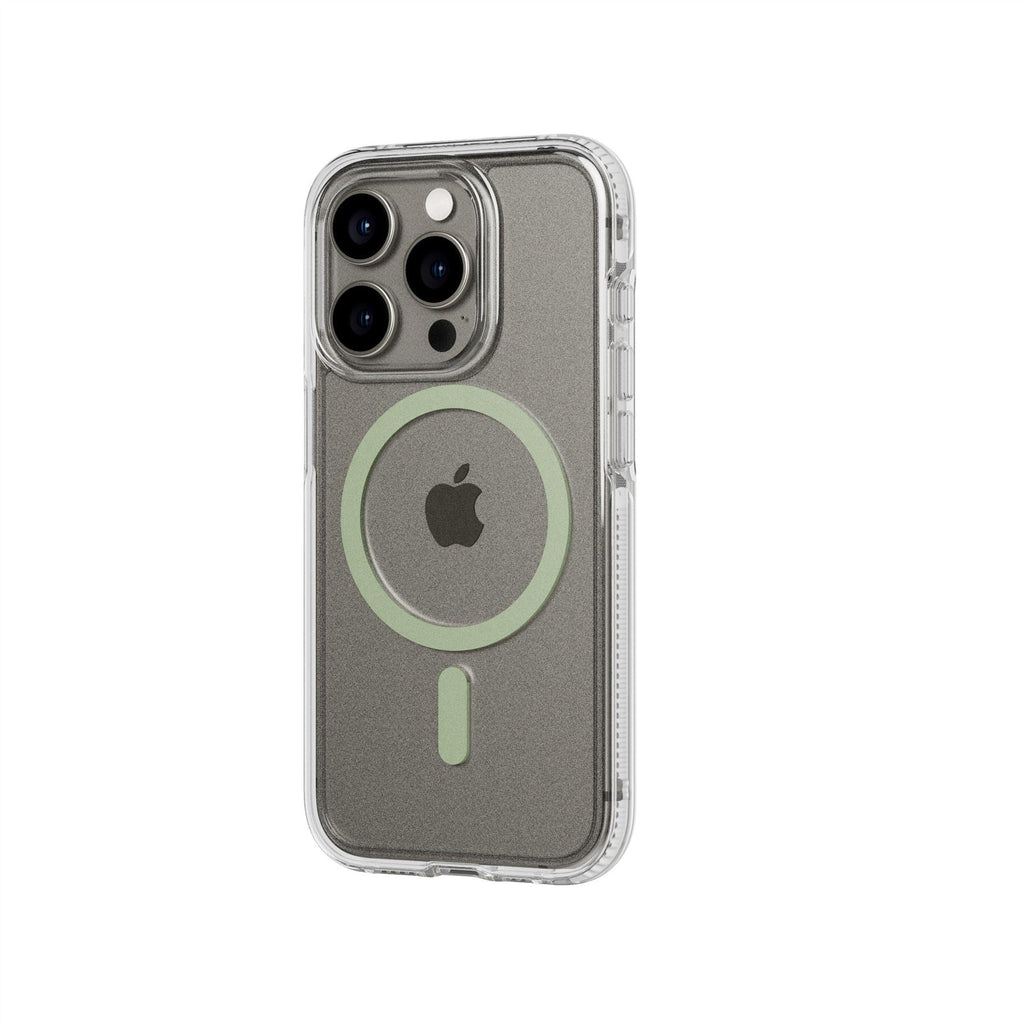 FlexQuartz - Apple iPhone 15 Pro Case MagSafe Compatible - Green