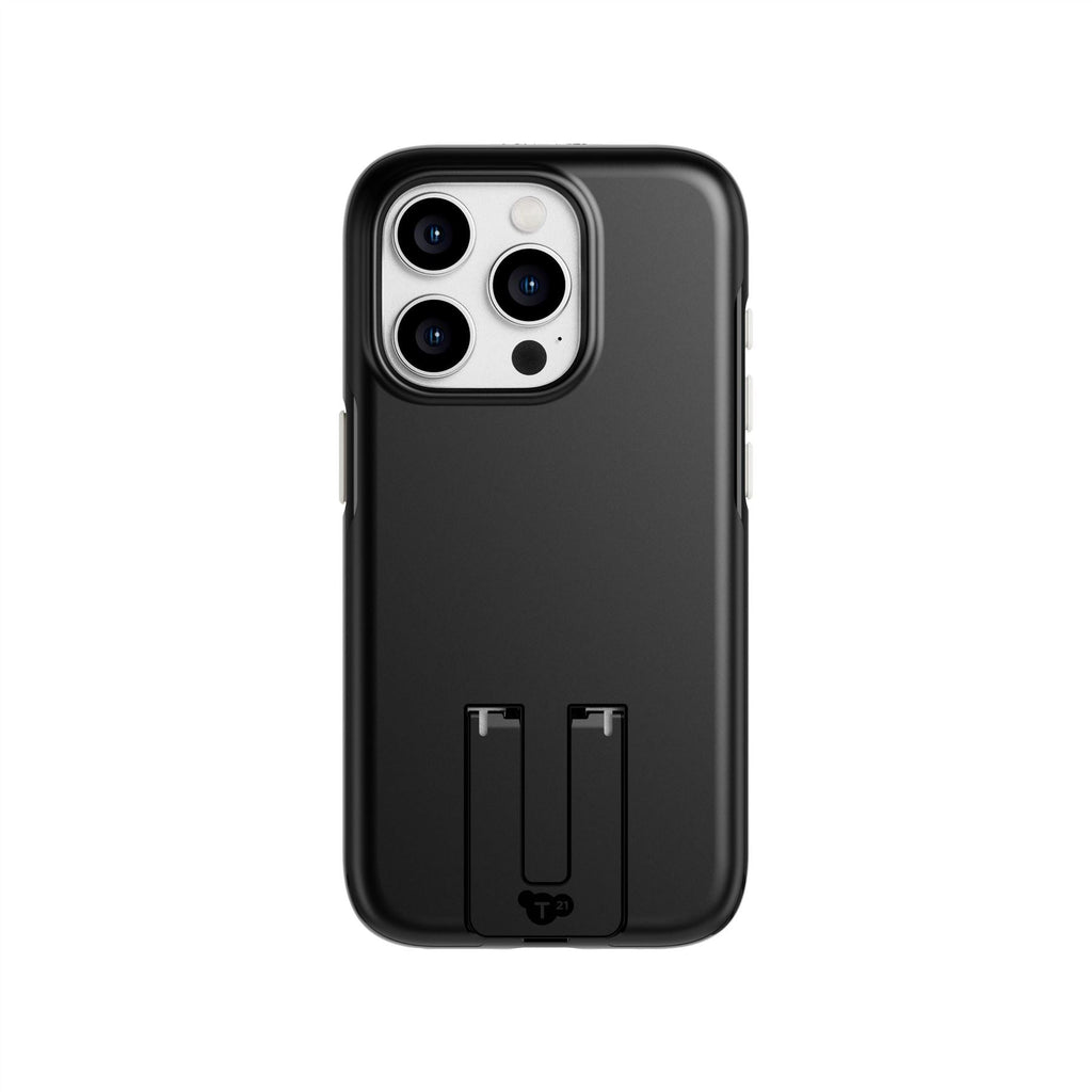 EvoCrystal Kick - Apple iPhone 15 Pro Case MagSafe Compatible - Obsidian Black