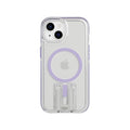 EvoCrystal Kick MagSafe - Apple iPhone 17e/16e/15/14/13 Case - Clear/Lilac