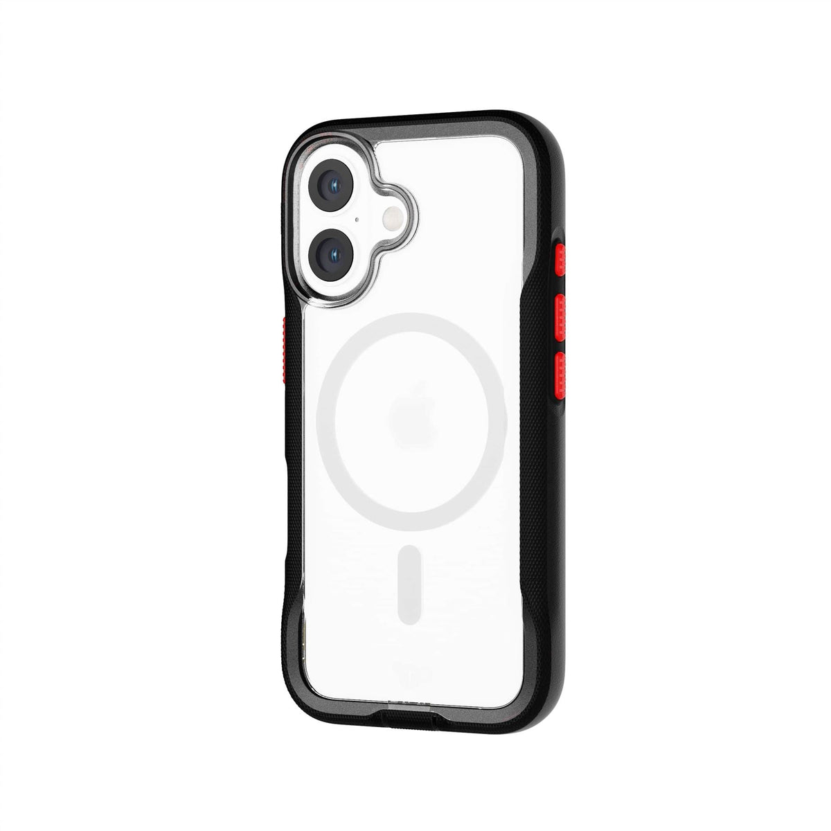 EvoPro - Apple iPhone 16 Case MagSafe Compatible - Clear/Black