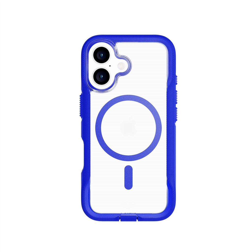 EvoPro - Apple iPhone 16 Case MagSafe Compatible - Clear/Blue