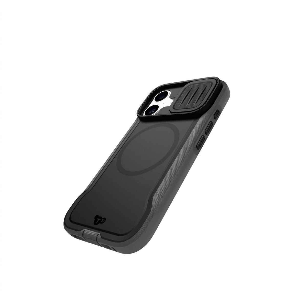 EvoMax- Apple iPhone 16 Case MagSafe Compatible - Black/Charcoal
