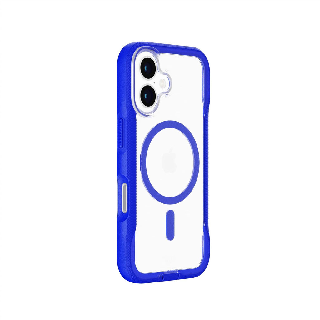 EvoPro - Apple iPhone 16 Case MagSafe Compatible - Clear/Blue