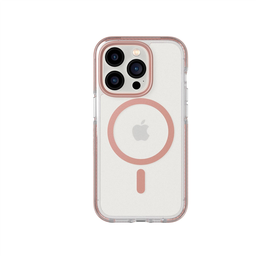 EvoCrystal - Apple iPhone 14 Pro Case MagSafe Compatible - Rose Gold