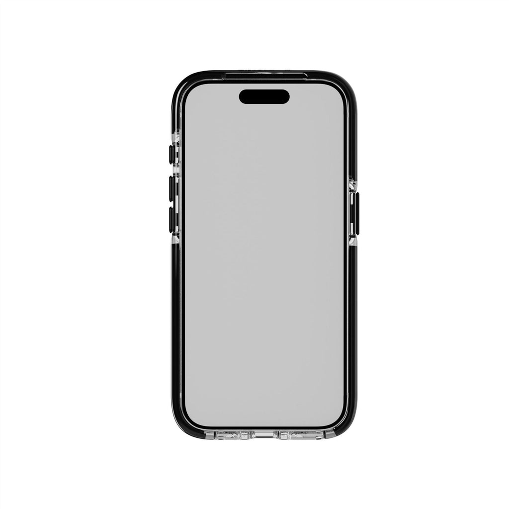 EvoCrystal Kick - Apple iPhone 15 Pro Case MagSafe Compatible - Clear Black
