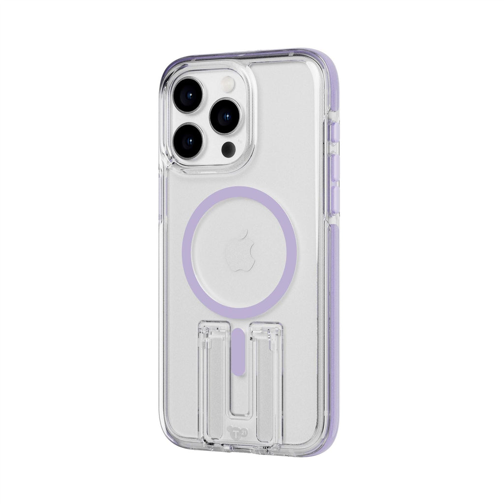 EvoCrystal Kick - Apple iPhone 15 Pro Max Case MagSafe Compatible - Lilac