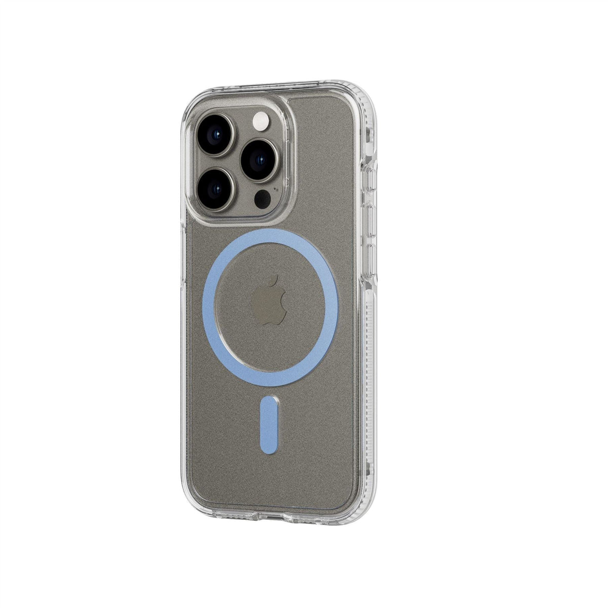 FlexQuartz - Apple iPhone 15 Pro Case MagSafe Compatible - Blue