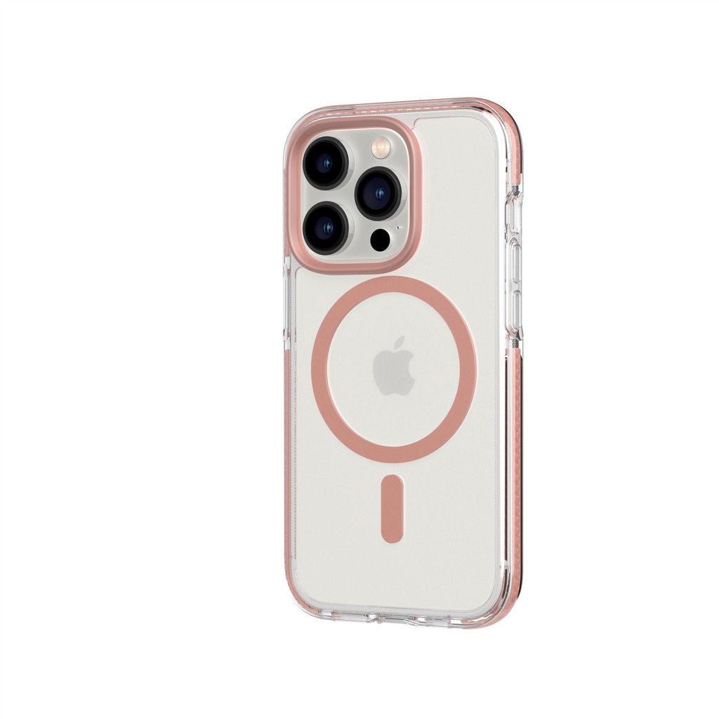 EvoCrystal - Apple iPhone 14 Pro Case MagSafe Compatible - Rose Gold