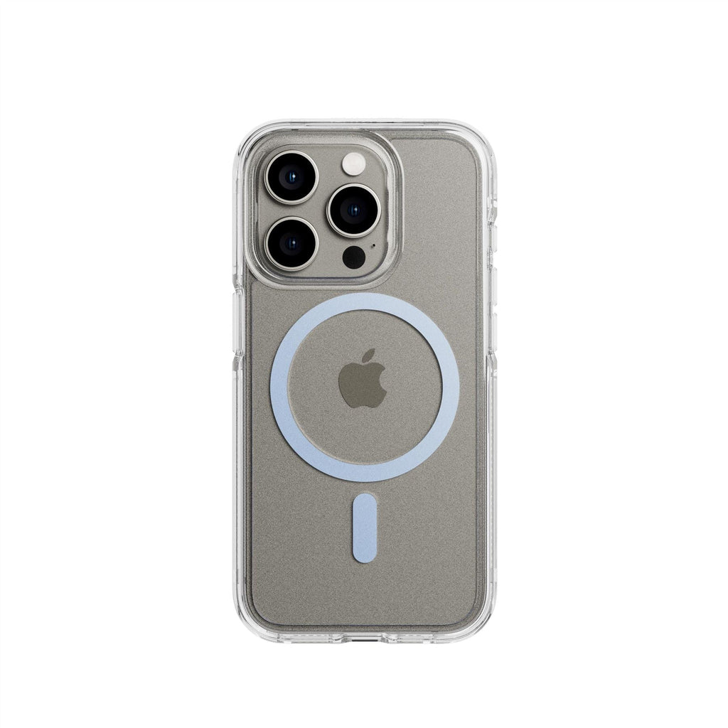 FlexQuartz - Apple iPhone 15 Pro Case MagSafe Compatible - Blue