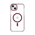 EvoCrystal - Apple iPhone 14 Plus Case MagSafe Compatible - Burgundy