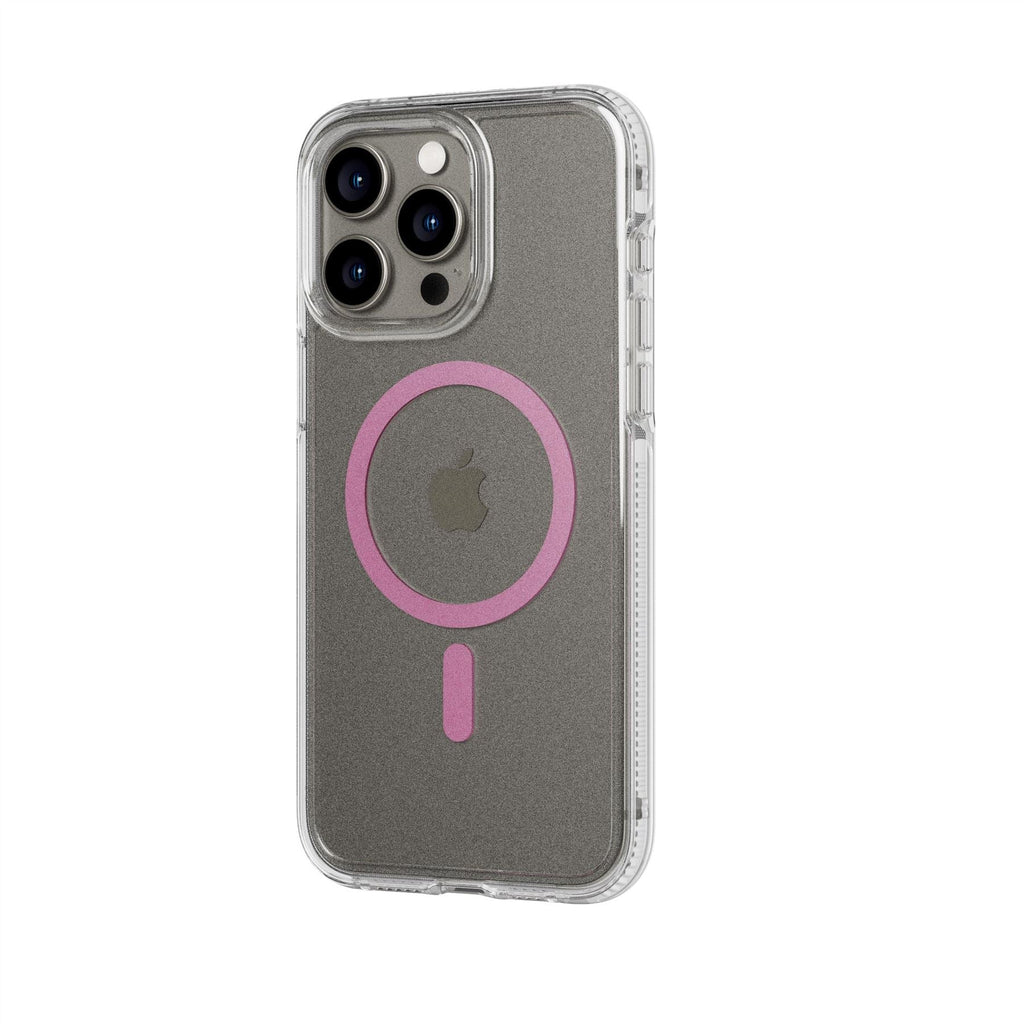 FlexQuartz - Apple iPhone 15 Pro Max Case MagSafe Compatible - Pink