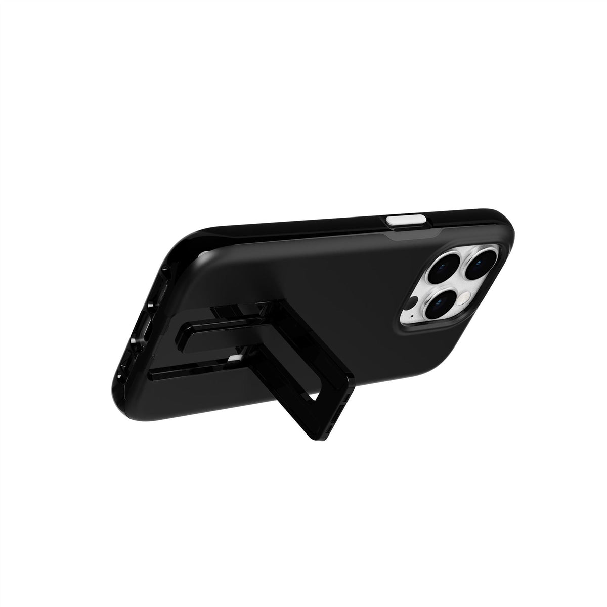 EvoCrystal Kick - Apple iPhone 15 Pro Case MagSafe Compatible - Obsidian Black