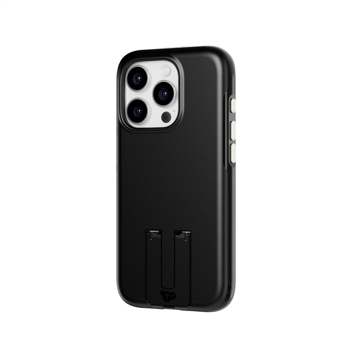 EvoCrystal Kick - Apple iPhone 15 Pro Case MagSafe Compatible - Obsidian Black